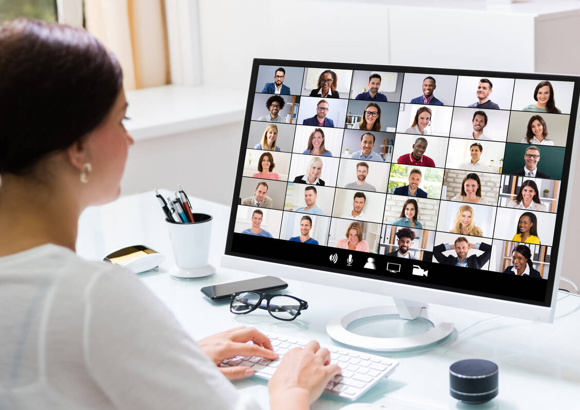 Mittlerweile eingespielt: virtuelle Meetings, auch als Rezepturstammtisch. / Foto: Adobe Stock/Andrey Popov