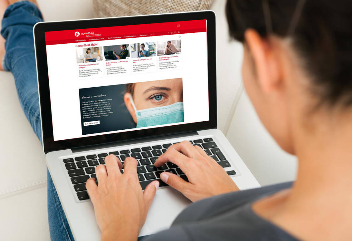 In neuer Optik, inhaltlich geschärft, aber zuverlässig und seriös wie gewohnt: Die neue Webseite von Aponet.de. / Foto: Fotolia/Andrey Popov