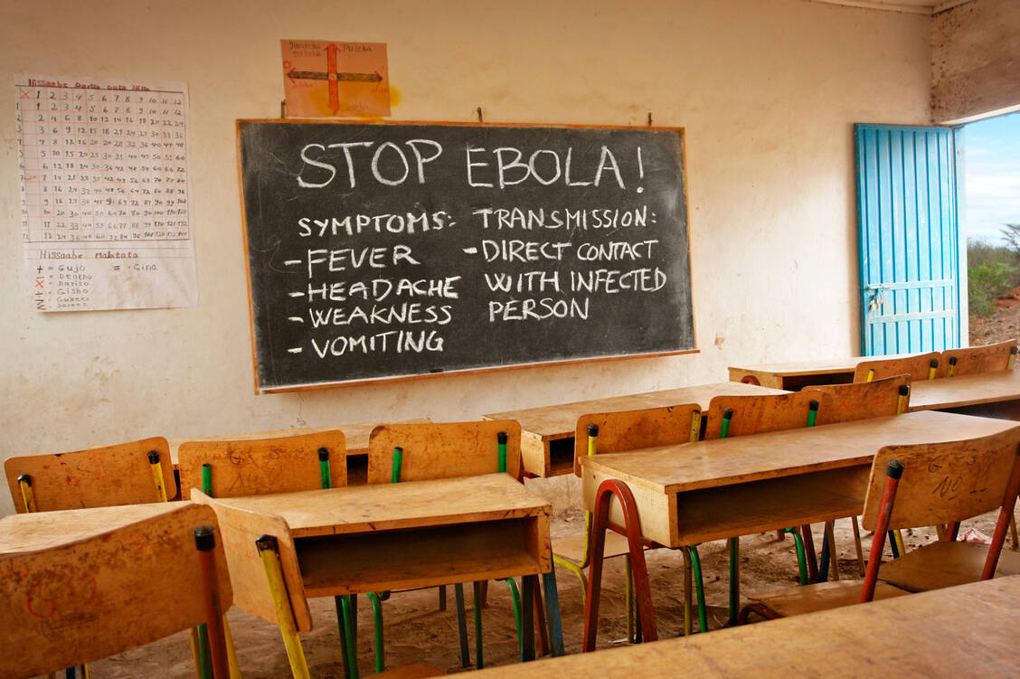 Ebola-Fieber ist eine lebensbedrohliche Krankheit. Das Virus wird durch Körperkontakt und Kontakt mit Körperflüssigkeiten übertragen und löst ein hochansteckendes Fieber mit Durchfall und Blutungen aus. / © Getty Images/narvikk