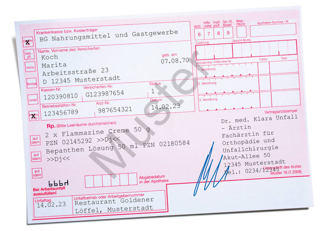 Vorlagedatum in der Apotheke: 14.02.2023 / Foto: PTA-Forum