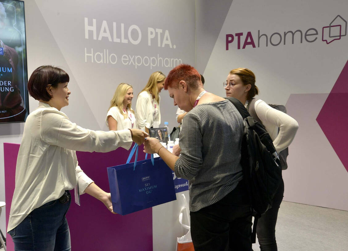 Im Bereich PTAhome warten so einige angenehme Überraschungen auf interessierte PTA. / Foto: Avoxa expopharm