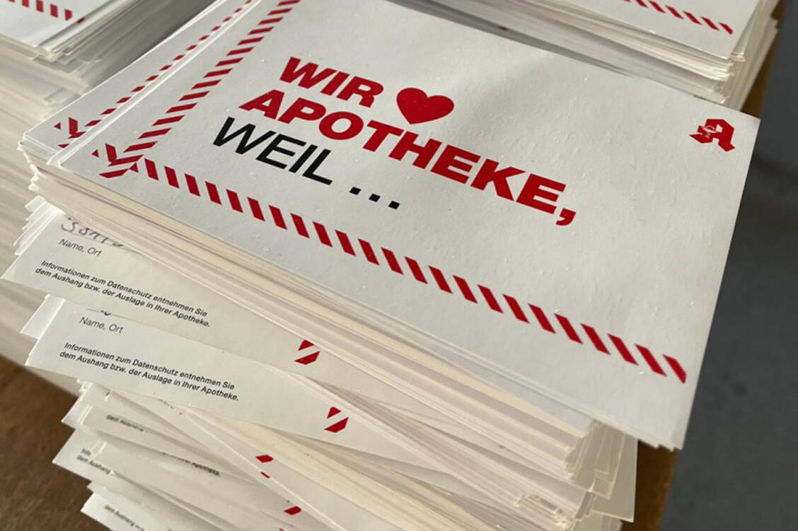 1,8 Millionen Postkarten hat die ABDA den Apothekenteams zur Verfügung gestellt, die sie an ihre Kunden weitergeben konnten. Viele sind inzwischen ausgefüllt zurückgekommen. / Foto: ABDA