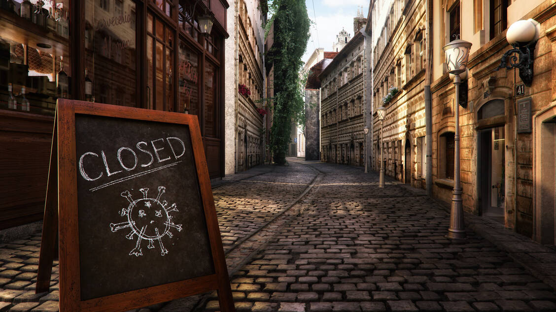 Ein Lockdown sei vor allem in der Frühphase der Pandemie wirksam gewesen, so die Experten. Doch: Je länger ein Lockdown dauere und je weniger Menschen bereit seien, die Maßnahme mitzutragen, desto geringer sei der Effekt. / Foto: Adobe Stock/Corona Borealis