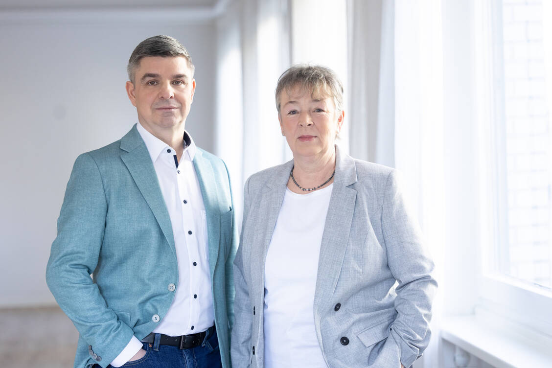 Die Bundesvorstände der Adexa Andreas May und Tanja Kratt. / © Adexa