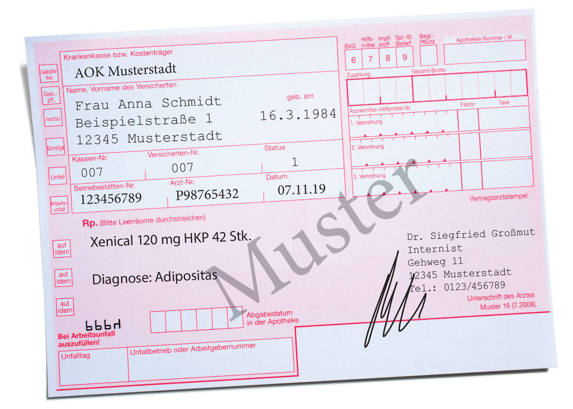 Vorlagedatum in der Apotheke: 09.11.2019 / Foto: PTA-Forum