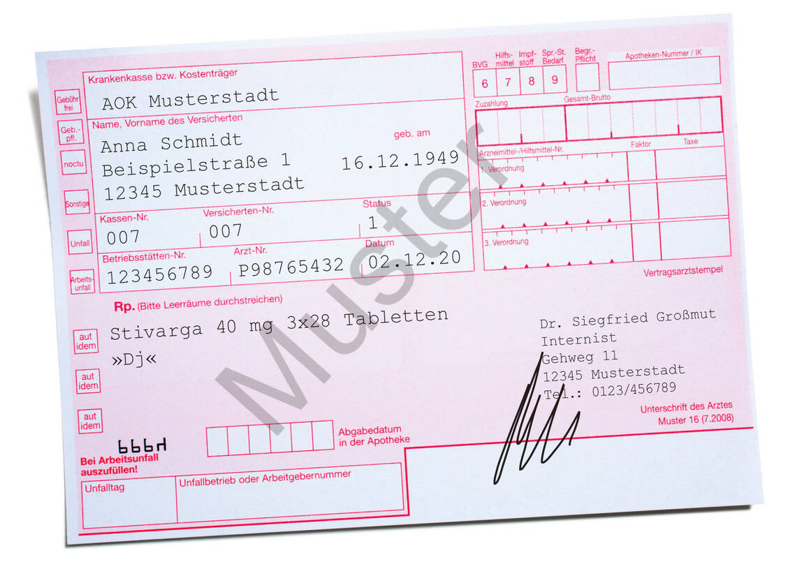 Vorlagedatum in der Apotheke: 2.12.2020 / Foto: PTA-Forum