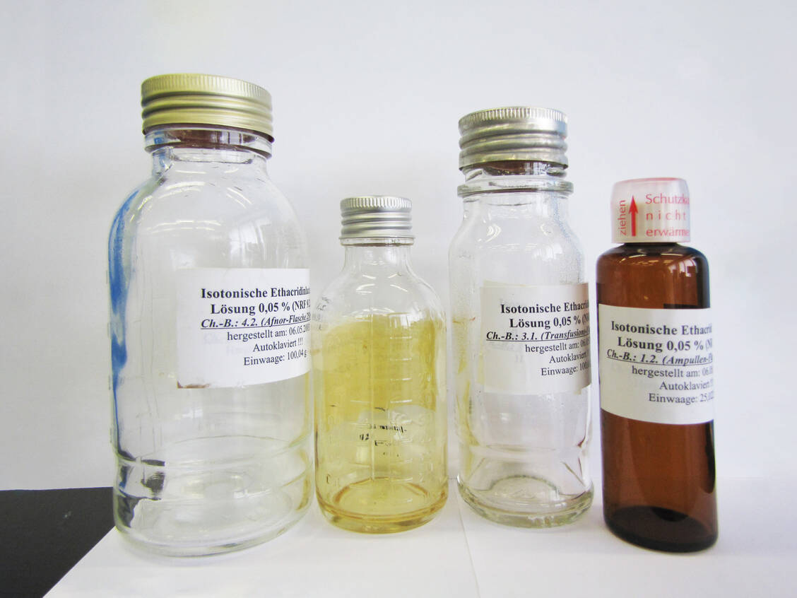 Ethacridinlactat gilt heute in verschiedenen Anwendungsgebieten als obsolet. / Foto: DAC/NRF