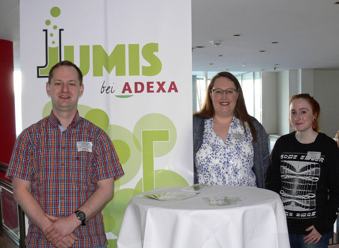 Auch die JuMis, die jungen Mitglieder bei Adexa, stellten ihre Arbeit beim Erlebnis- und Gewerkschaftstag in Stuttgart vor. / Foto: Adexa