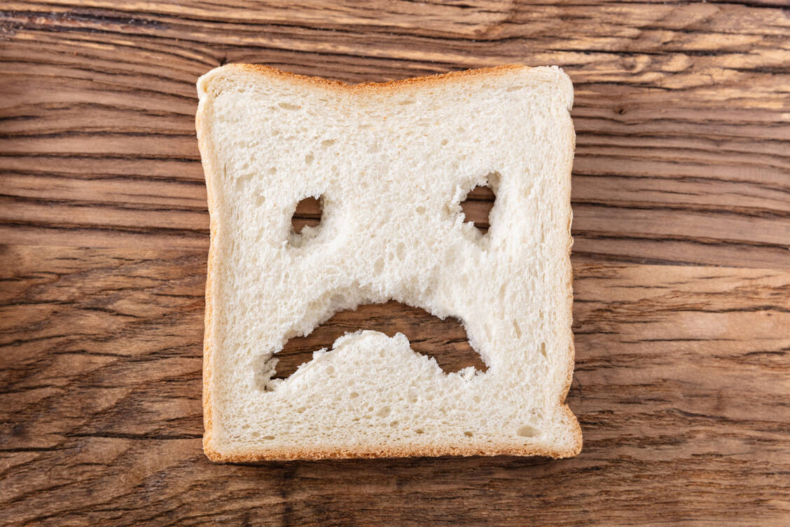Wer nicht an Zöliakie oder Glutensensitivität leidet. sollte sich nicht glutenarm oder weizenfrei ernähren. / Foto: Adobe Stock/Andrey Popov