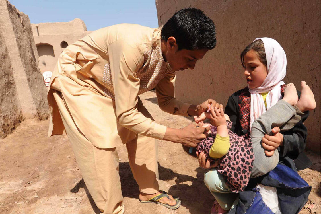 In Afghanistan existieren noch Reservoirs der Wildform des Polio-Virus.  / Foto: picture alliance / Photoshot