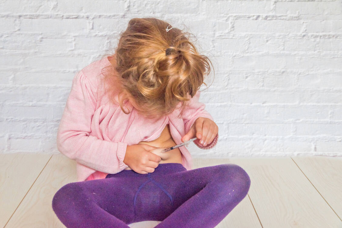 Der Erkrankungsgipfel bei Typ-1-Diabetes liegt in der frühen Kindheit. / Foto: Adobe Stock/dmitrypk