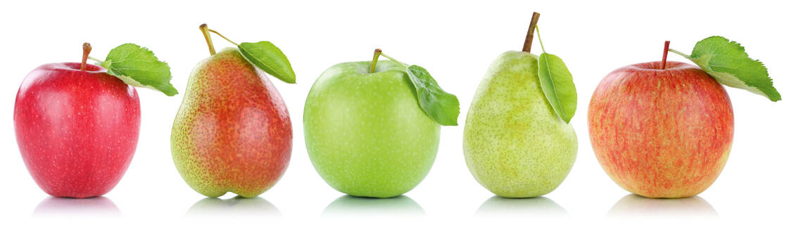 Äpfel und Birnen haben eine eher hohe Energiedichte. / Foto: Fotolia/Markus Mainka