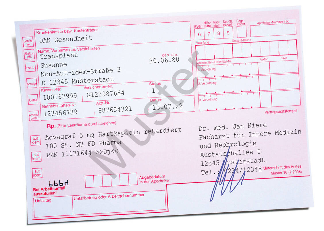 Vorlagedatum in der Apotheke: 15.07.2022 / Foto: PTA-Forum
