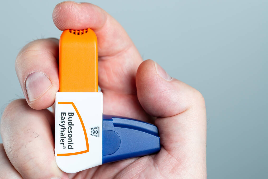 Der Easyhaler ist ein Pulverinhalator. / © Adobe Stock/Olaf Gedanitz