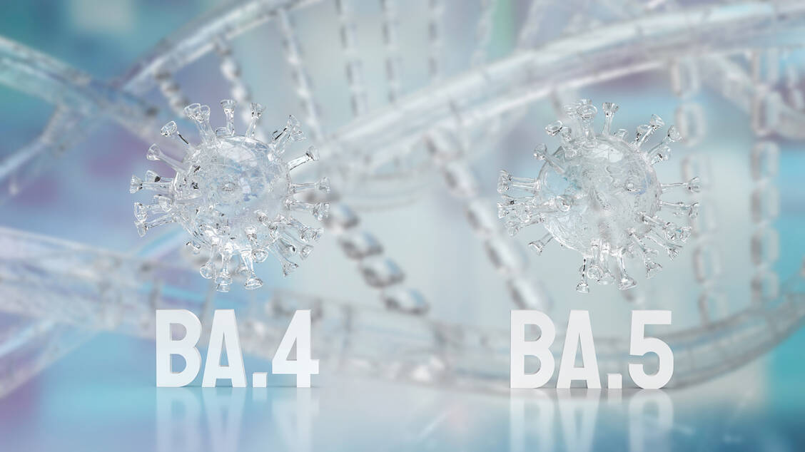 Die Omikron-Sublinien BA.4 und BA.5 bestimmen die Sommerwelle.  / Foto: Adobe Stock/niphon