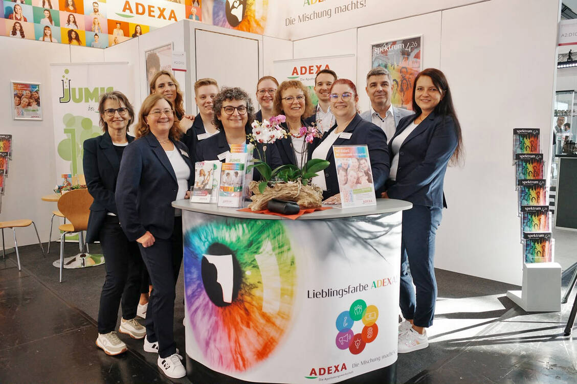 Spannende Themen, reger Austausch, neue Anregungen – Adexa-Mitarbeitende waren voll im Einsatz.  / © Adexa