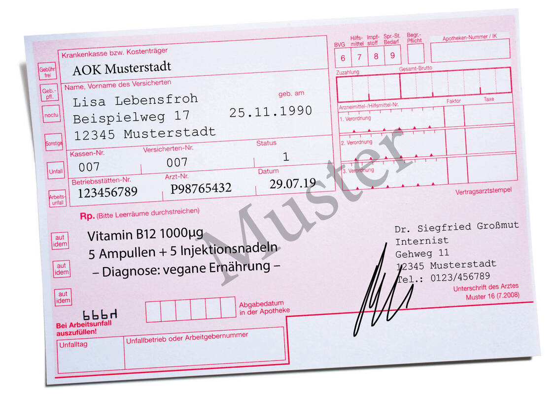 Vorlagedatum in der Apotheke: 12.08.2019 / Foto: PTA-Forum