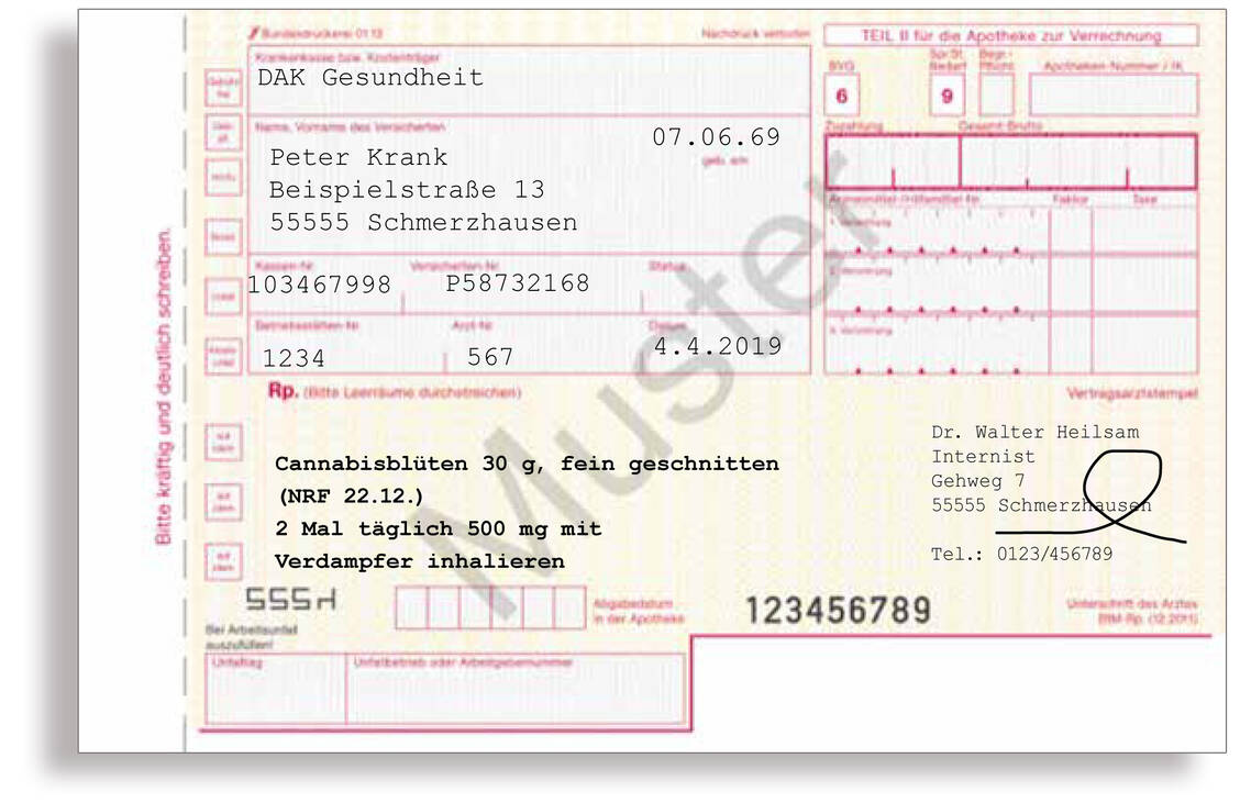 Vorlagedatum in der Apotheke: 9. April 2019 / Foto: PTA-Forum