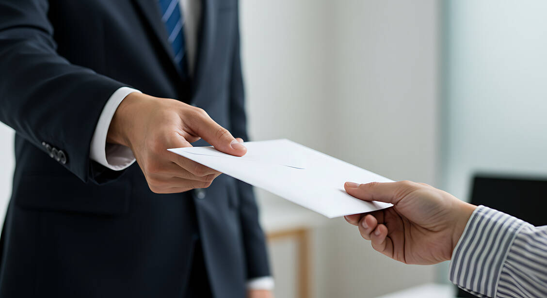 Mit einem Aufhebungsvertrag endet das Arbeitsverhältnis einvernehmlich. Er kann gegenüber einer Kündigung jedoch auch Nachteile haben. / © Adobe Stock/Dostain