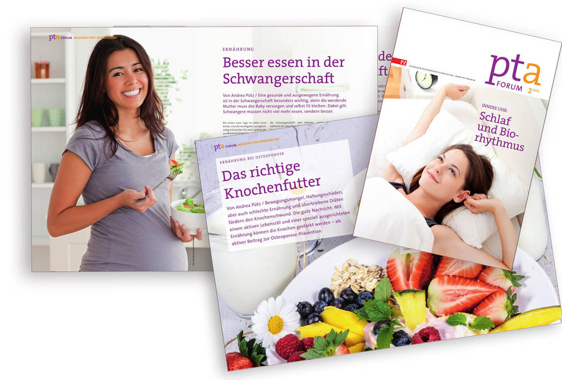 Nicht nur als Heft interessant. Auch online auf www.pta-forum.de finden sich interessante Inhalte und spannende Neuigkeiten. / Foto: PTA-Forum