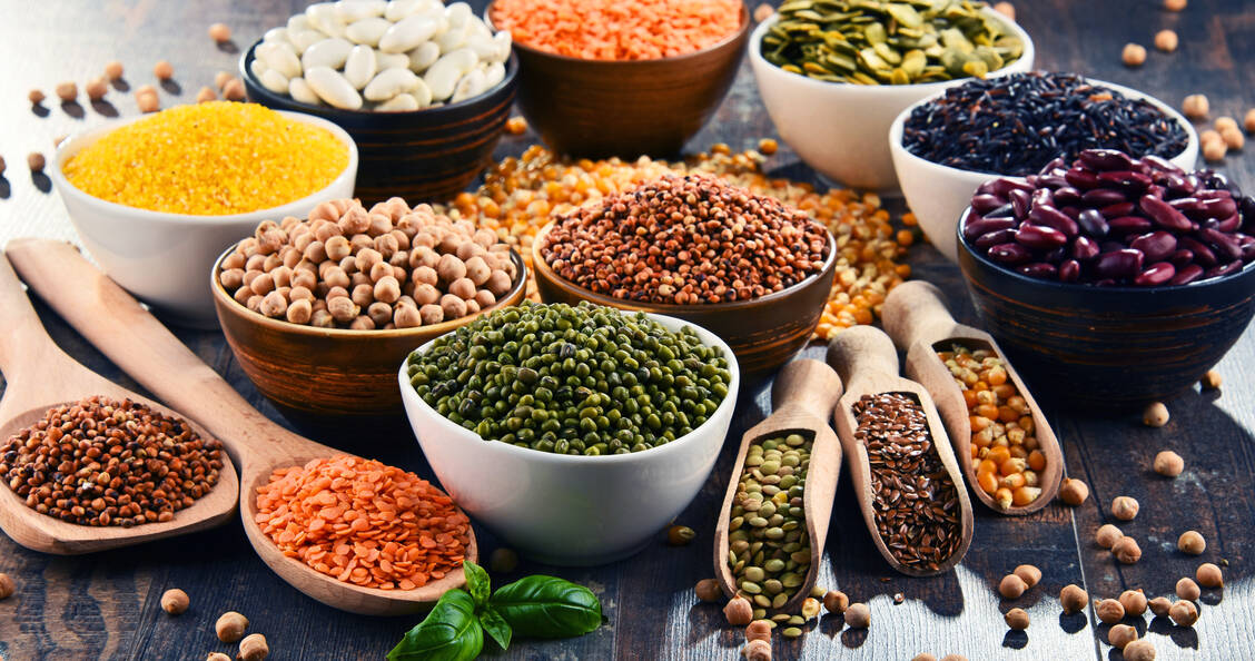 Hülsenfrüchte haben eine gute Proteinqualität und liefern gleichzeitig komplexe Kohlenhydrate, / Foto: Adobe-Stock/monticellllo