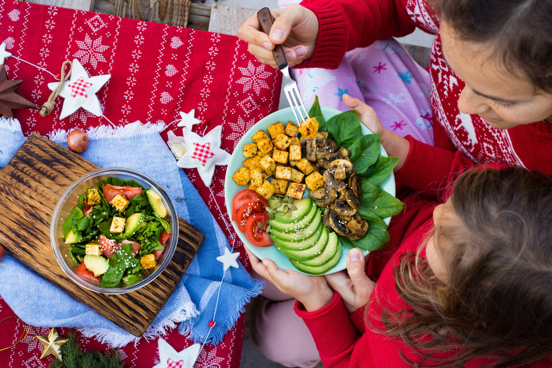 Auch vegetarisch ist schlemmen möglich. / Foto: Adobe Stock/Viktor Kochetkov