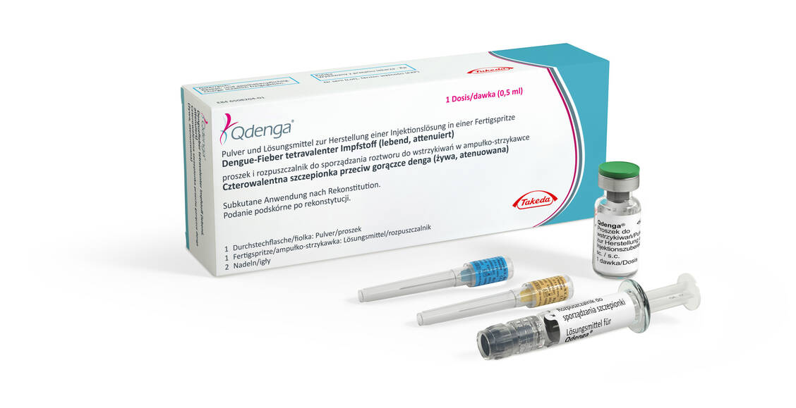 Qdenga® ist seit wenigen Wochen offiziell auf dem deutschen Markt eingeführt. / Foto: Takeda Pharma