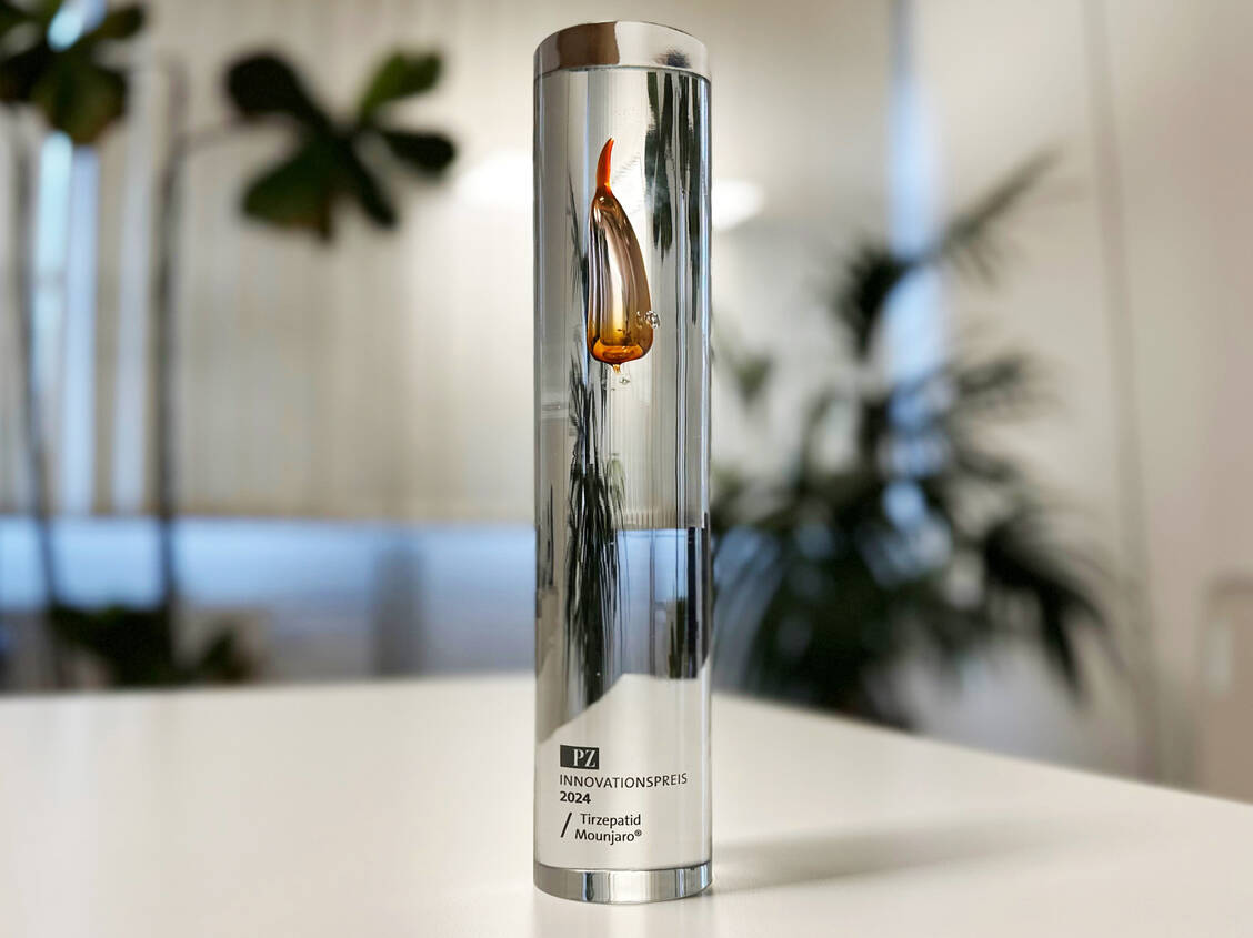 Der PZ-Innovationspreis hat seit diesem Jahr ein neues Design.  / Foto: PZ/Jens Ripperger