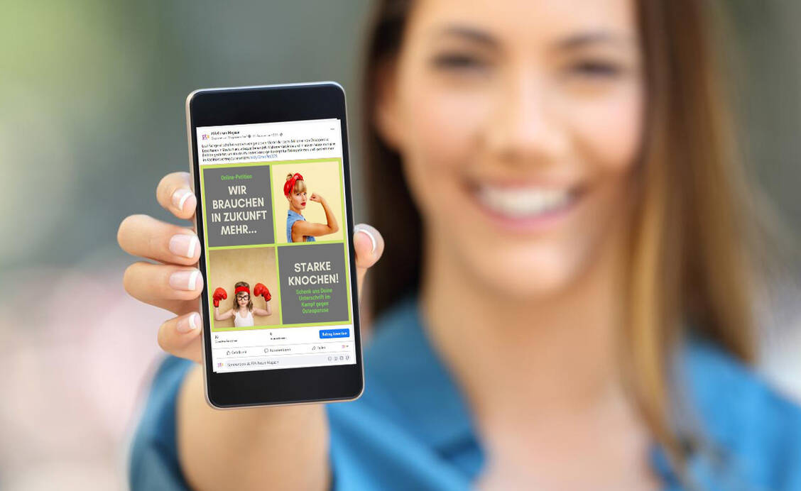 Unterschreiben Sie digital und helfen Sie auf diese Weise mit, für eine adäquate Behandlung bei Osteoporose zu sorgen! / Foto: Getty Images/AntonioGuillem