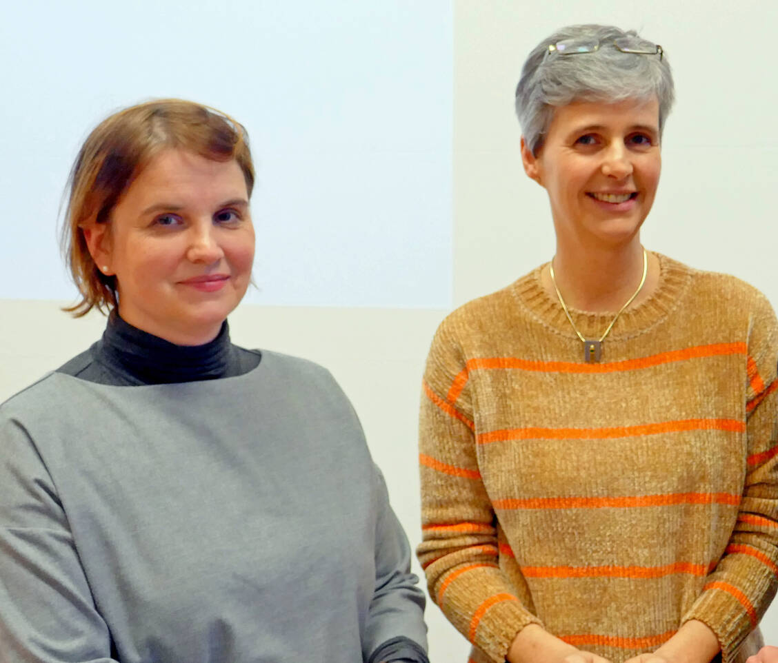 Die Referentinnen Claudia Peuke (rechts) und Dörte Schröder-Dumke / Foto: PZ/Berg