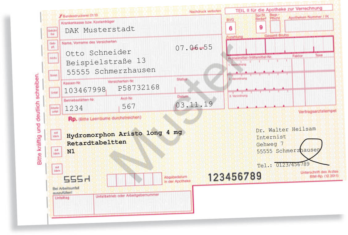 Vorlagedatum in der Apotheke: 03.11.2019 / Foto: PTA Forum