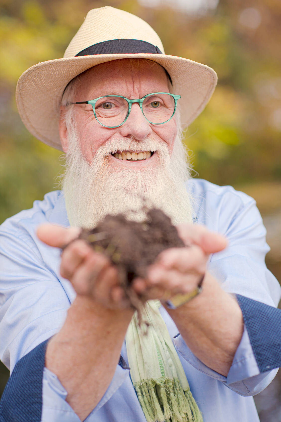 John Langley hat ihn, den grünen Daumen, und sieht den Garten als Erlebnis-, Kommunikations- und Erholungsraum. / Foto: Petra Schweim/APPELBARG