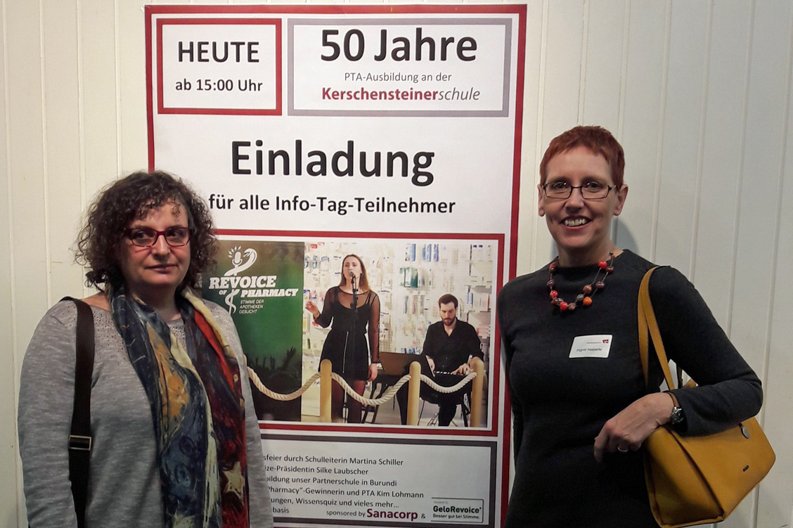 Von der Adexa-Berufsgruppe PTA dabei: Michaela Jäger und Ingrid Heberle. / Foto: Adexa