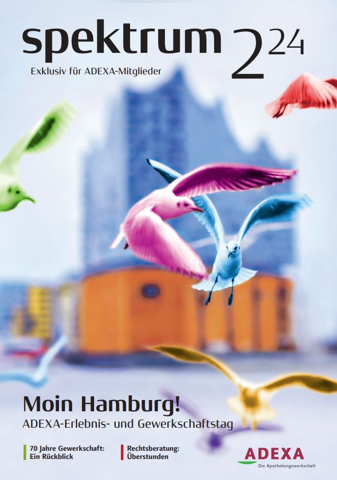 Die neue Ausgabe des Adexa-Mitgliedermagazins »Spektrum« ist da.  / Foto: Adexa