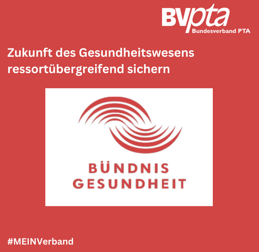 Dem Bündnis Gesundheit gehören 40 Verbände aus dem Gesundheitsbereich an. / Foto: BVpta